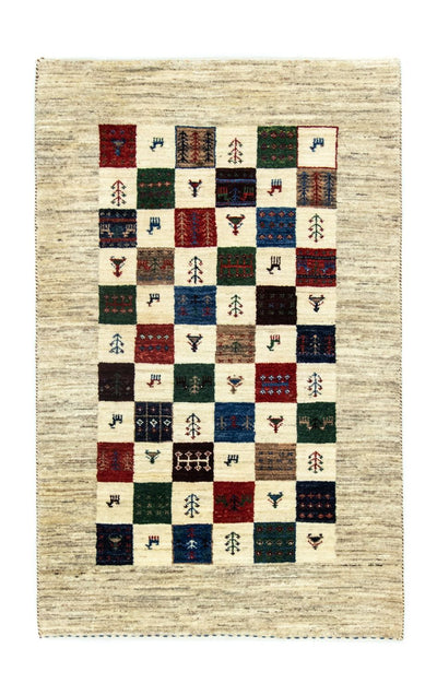 Loribaft Mattan 83x124cm - Perserteppich Wollteppich