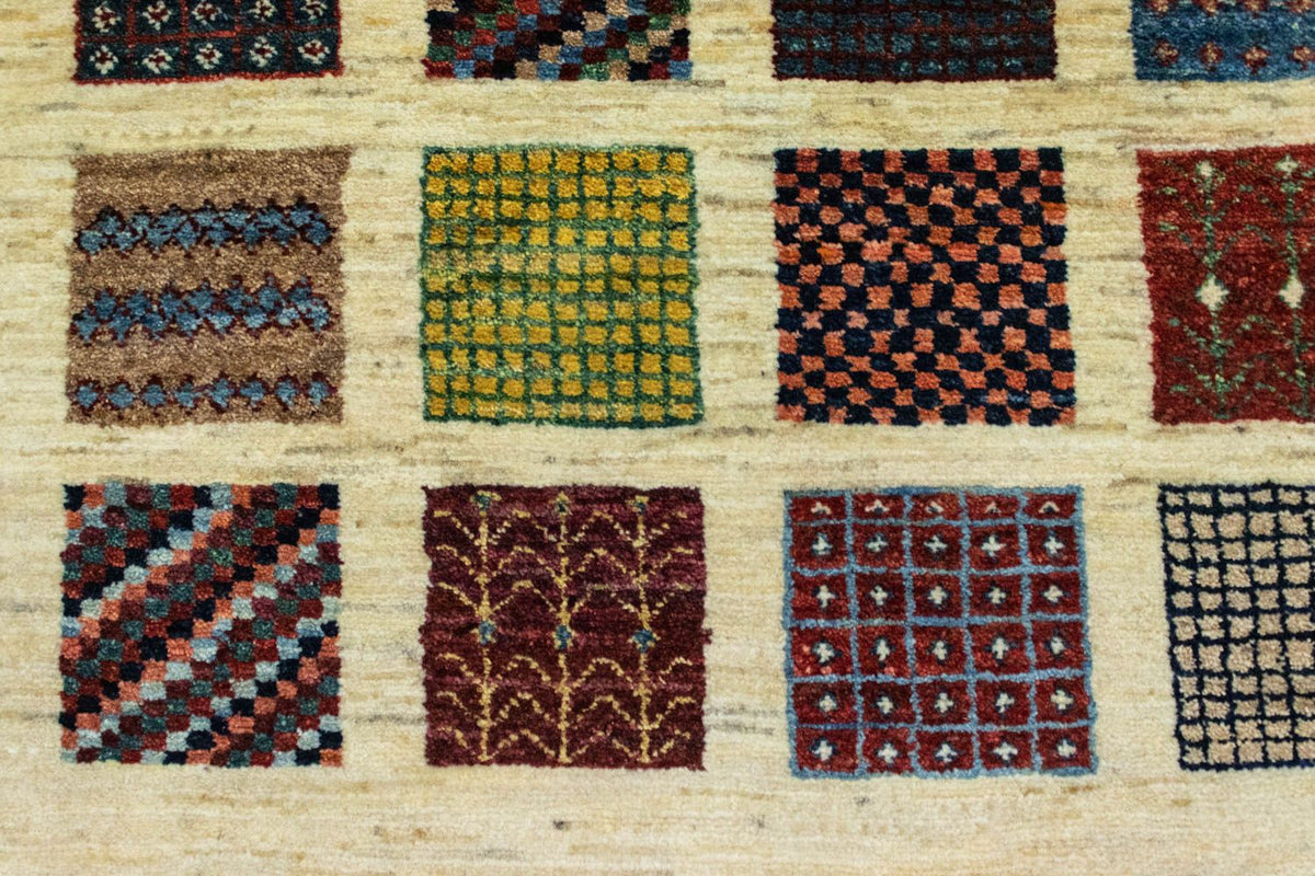 Gabbeh-matta - Loribaft Persian - 132 x 86 cm - flerfärgad