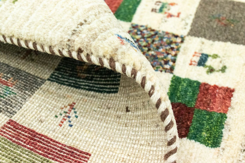 Gabbeh-matta - persisk - 129 x 80 cm - färgad