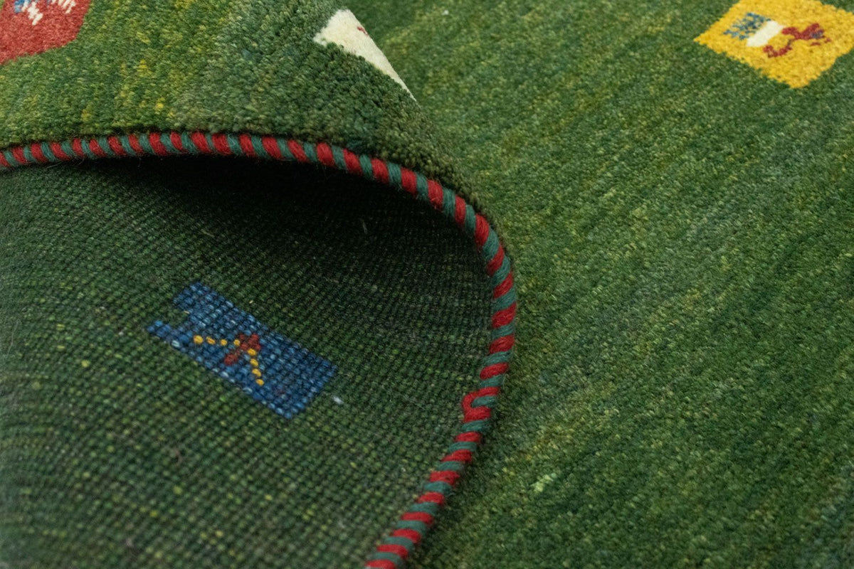 Persisk matta - Nomadic - 120 x 80 cm - grön