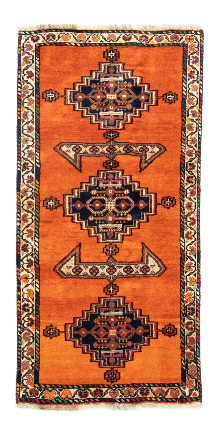 Persisk matta - Nomadic - 145 x 70 cm - orange