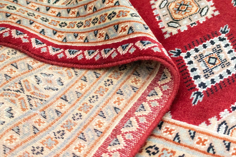 Pakistanska mattan - 207 x 143 cm - röd