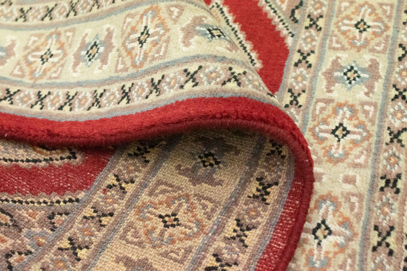 Pakistanska mattan - 93 x 62 cm - röd