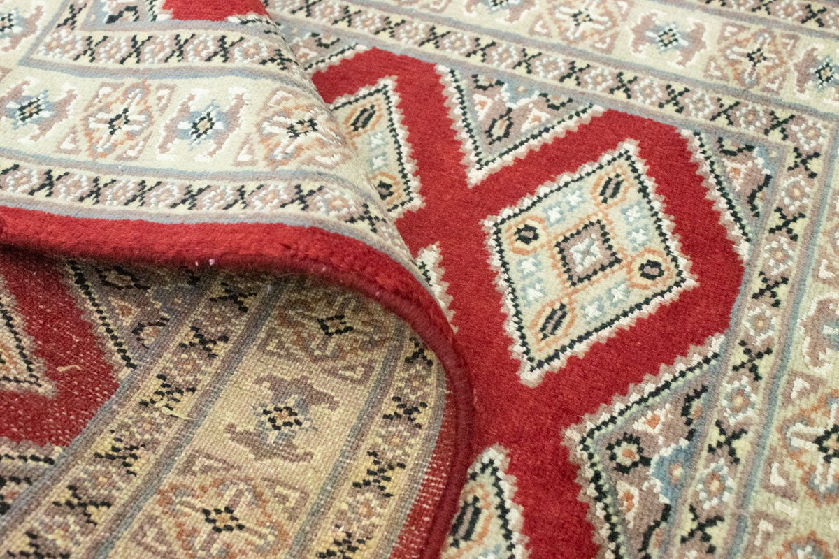 Pakistanska mattan - 93 x 63 cm - röd