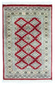 Pakistanska mattan - 94 x 63 cm - röd