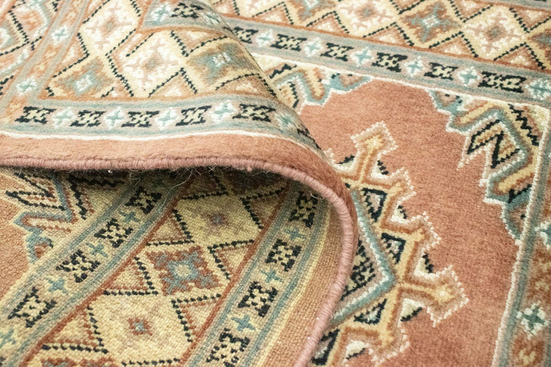 Pakistanska mattan - 88 x 57 cm - brun