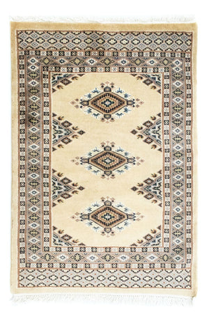 Pakistanska mattan - 92 x 64 cm - beige