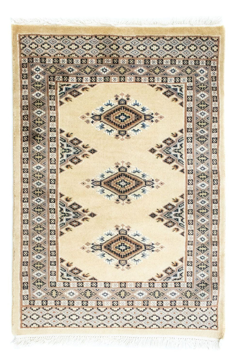 Pakistanska mattan - 92 x 64 cm - beige