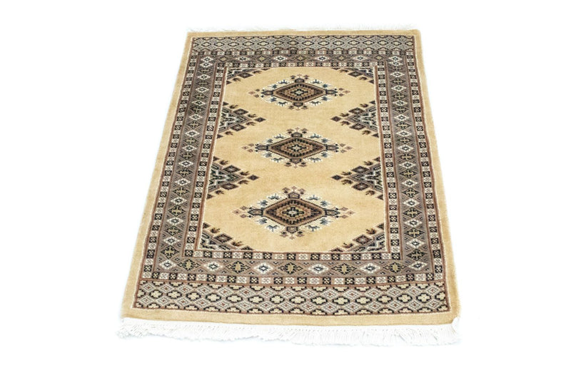 Pakistanska mattan - 92 x 64 cm - beige