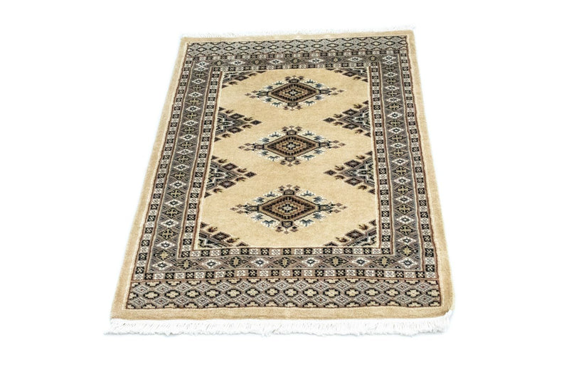 Pakistanska mattan - 95 x 64 cm - beige
