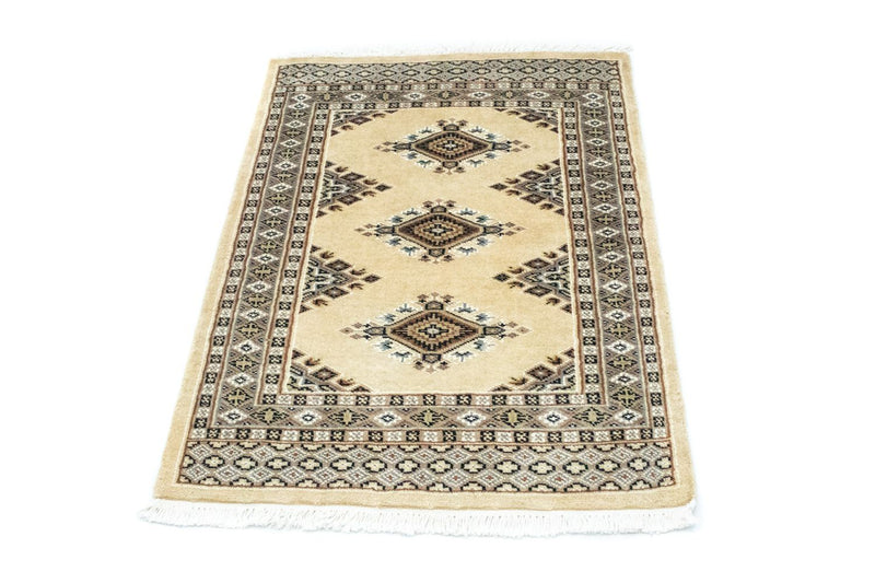 Pakistanska mattan - 94 x 64 cm - beige