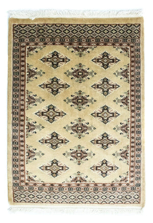 Pakistanska mattan - 87 x 62 cm - beige