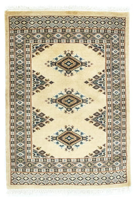 Pakistanska mattan - 92 x 64 cm - beige