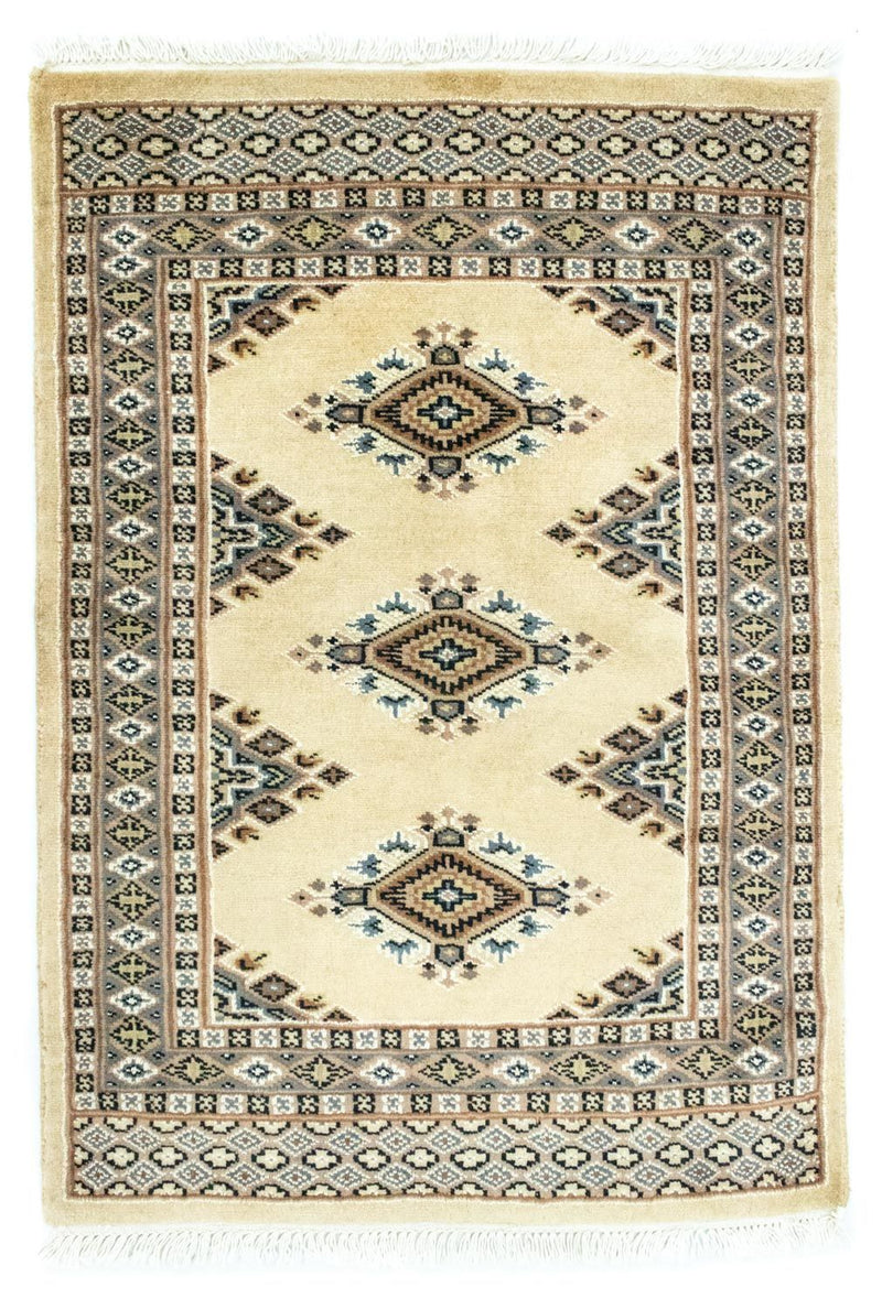 Pakistanska mattan - 92 x 64 cm - beige