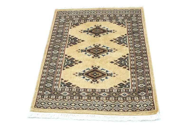 Pakistanska mattan - 92 x 64 cm - beige