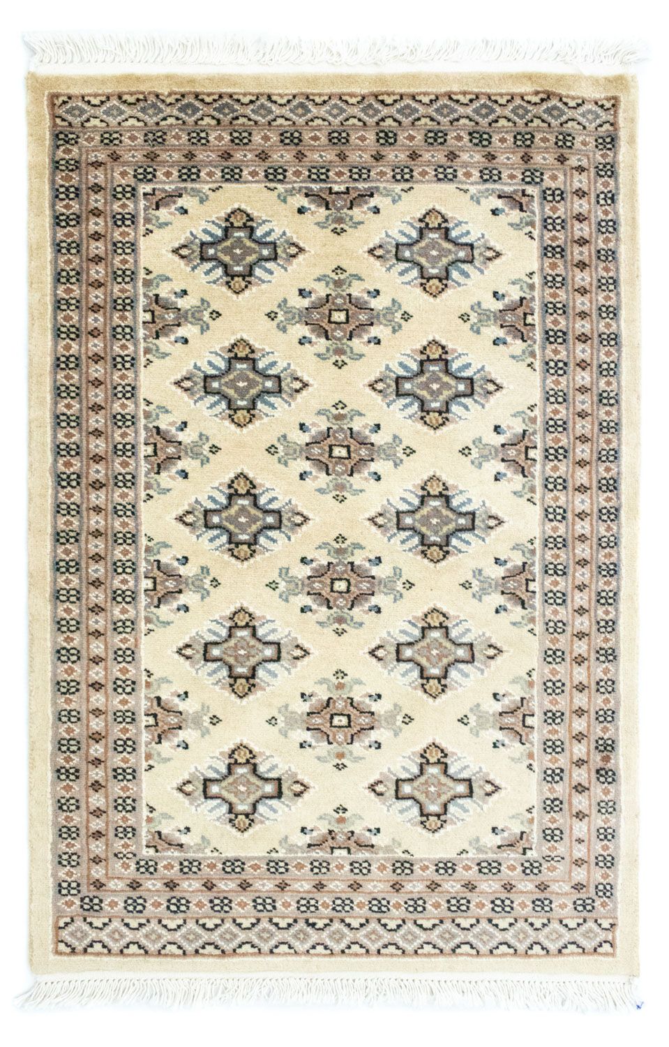 Pakistanska mattan - 92 x 62 cm - beige