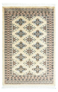 Pakistanska mattan - 92 x 62 cm - beige