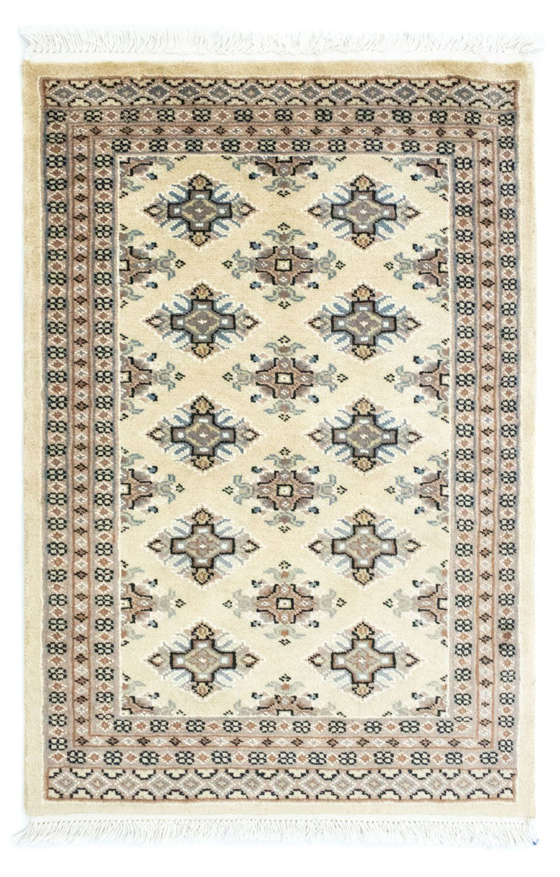 Pakistanska mattan - 92 x 62 cm - beige