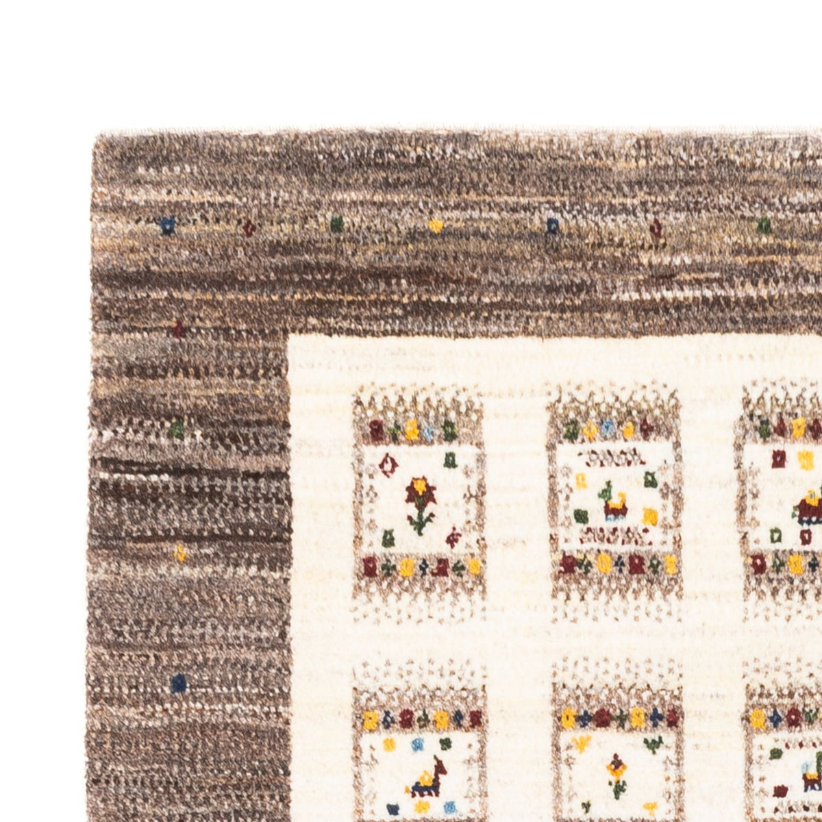 Gabbeh-matta - Loribaft Persian - Kungliga - 164 x 101 cm - natur