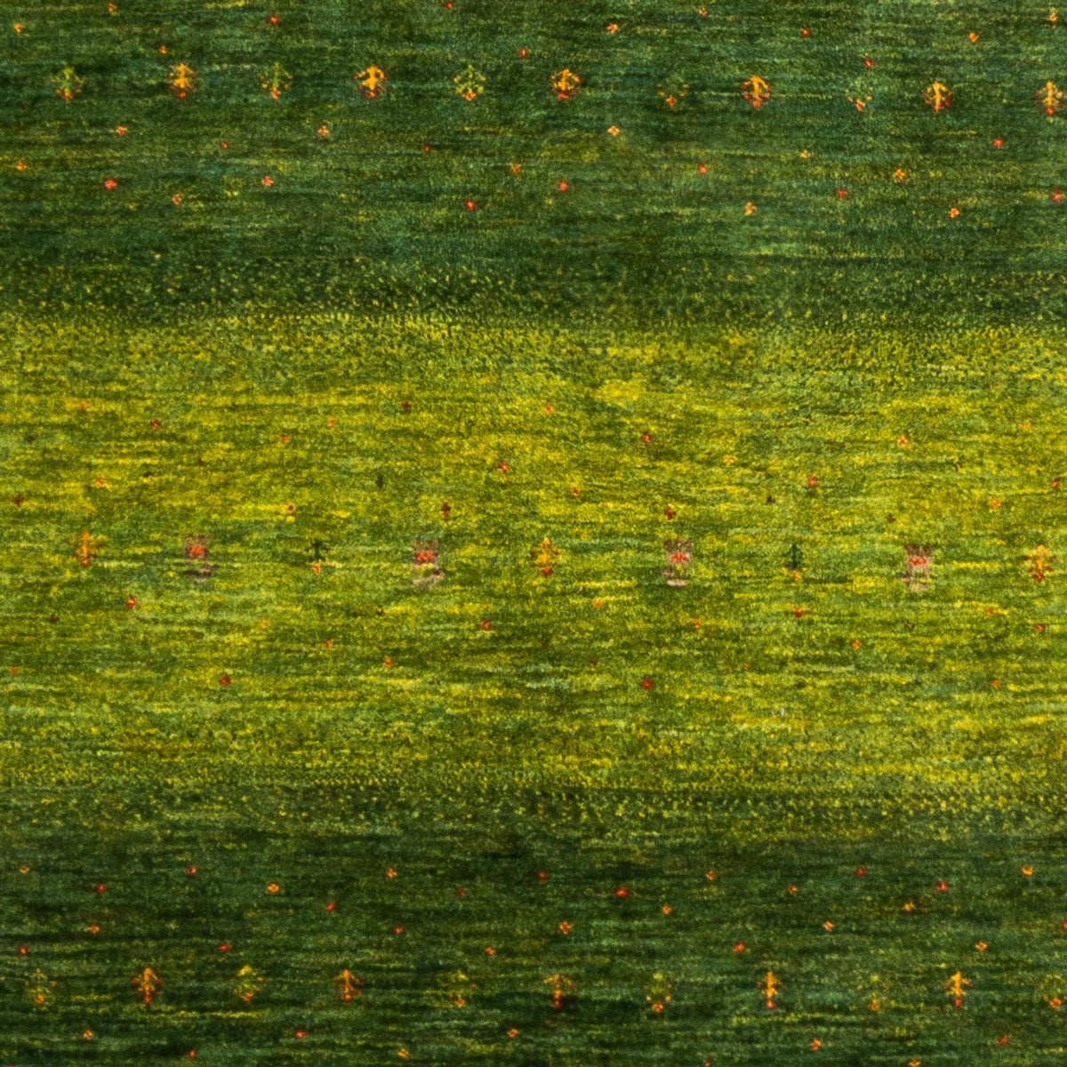 Gabbeh-matta - Loribaft Persian - 238 x 172 cm - grön