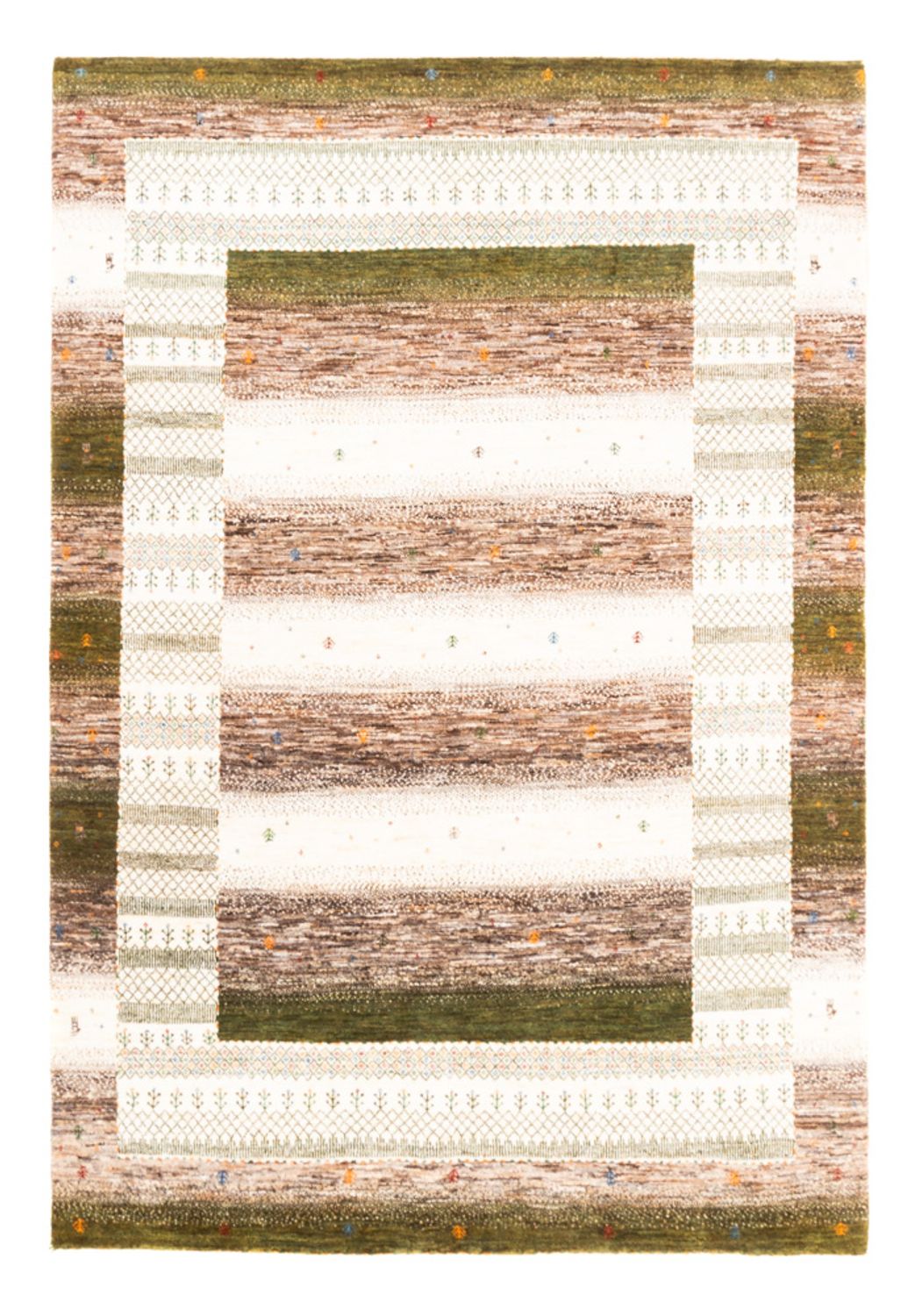 Gabbeh-matta - Loribaft Persian - 239 x 172 cm - natur