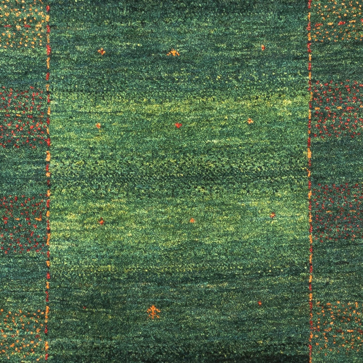 Gabbeh-matta - Loribaft Persian - 115 x 86 cm - grön