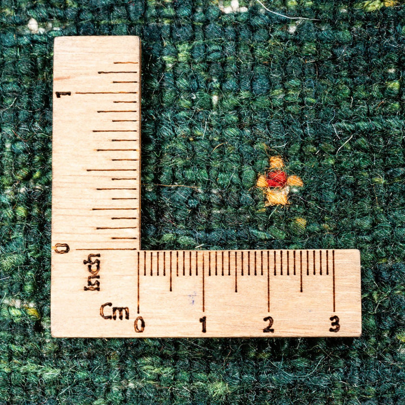 Gabbeh-matta - Loribaft Persian - 115 x 86 cm - grön