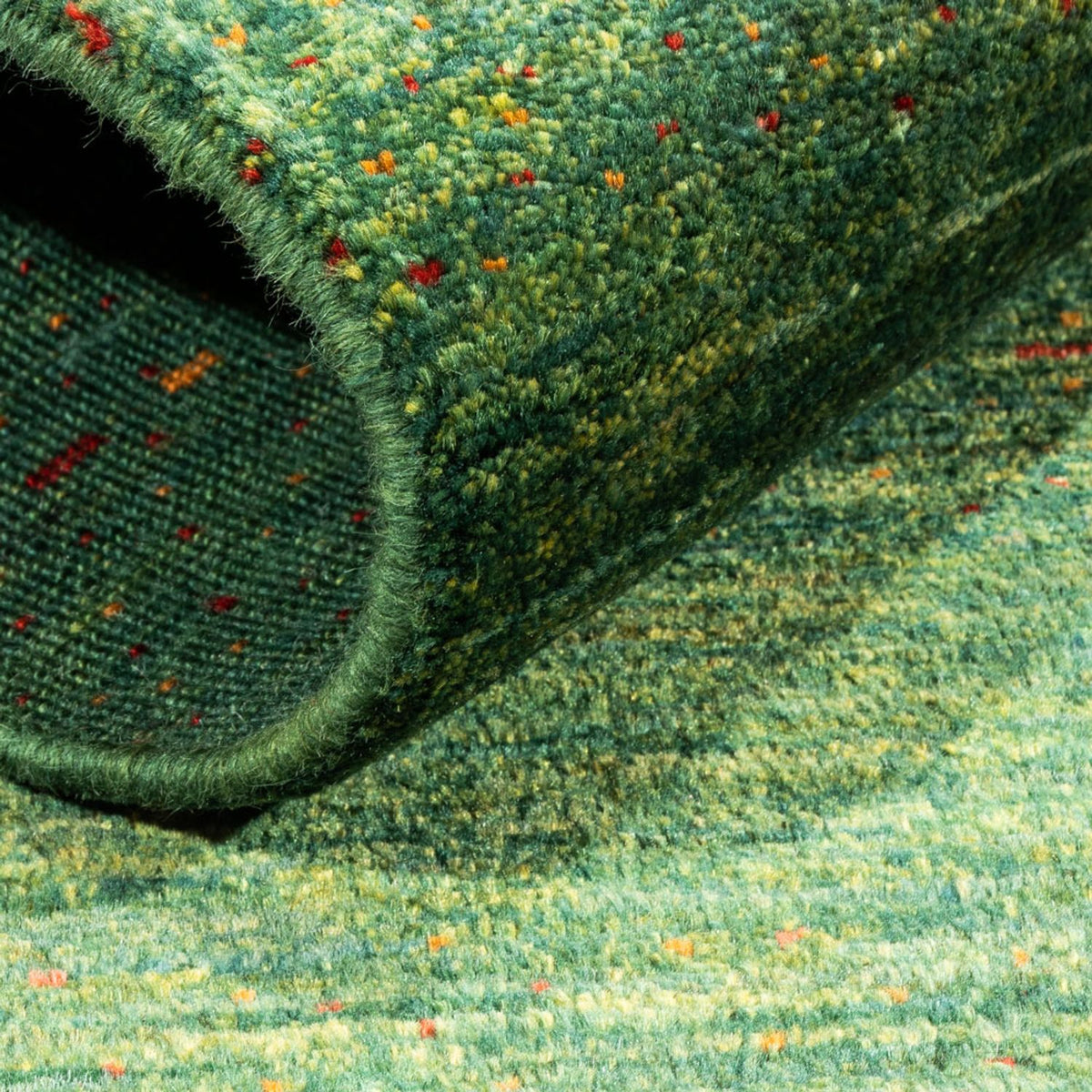 Gabbeh-matta - Loribaft Persian - 140 x 70 cm - grön