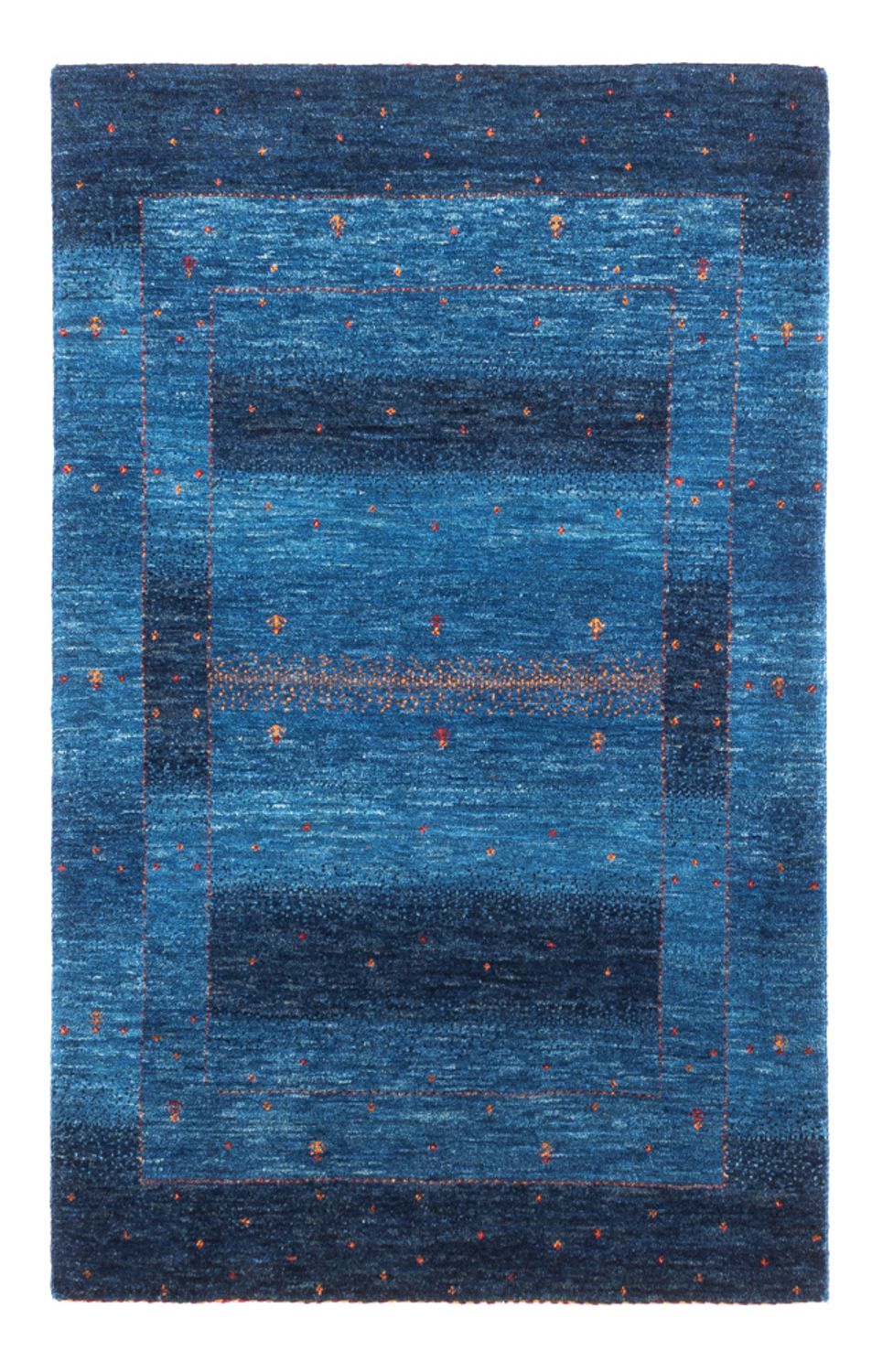 Gabbeh-matta - Loribaft Persian - 129 x 85 cm - blå