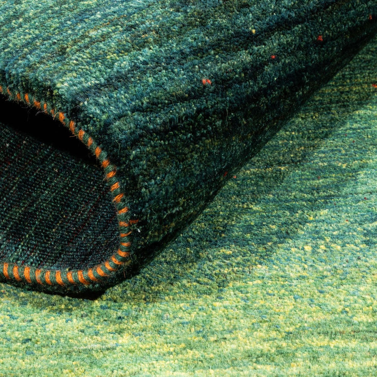 Gabbeh-matta - Loribaft Persian - 136 x 87 cm - grön