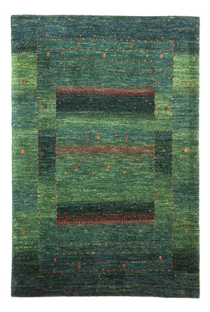 Gabbeh-matta - Loribaft Persian - 125 x 86 cm - grön