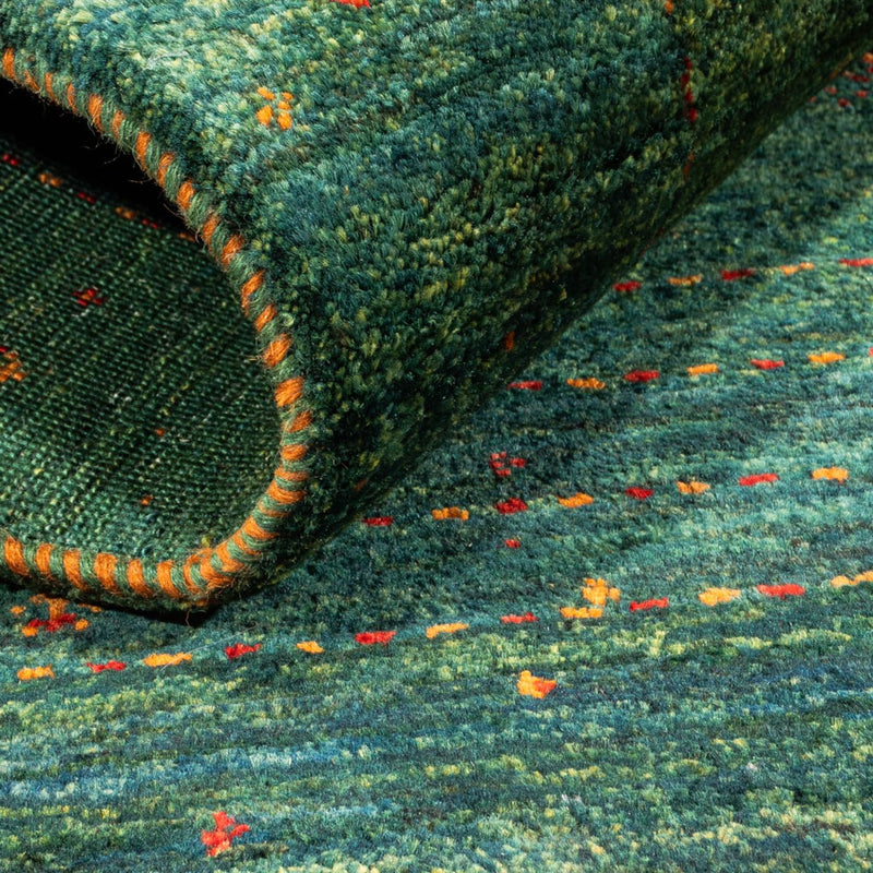 Gabbeh-matta - Loribaft Persian - 125 x 86 cm - grön