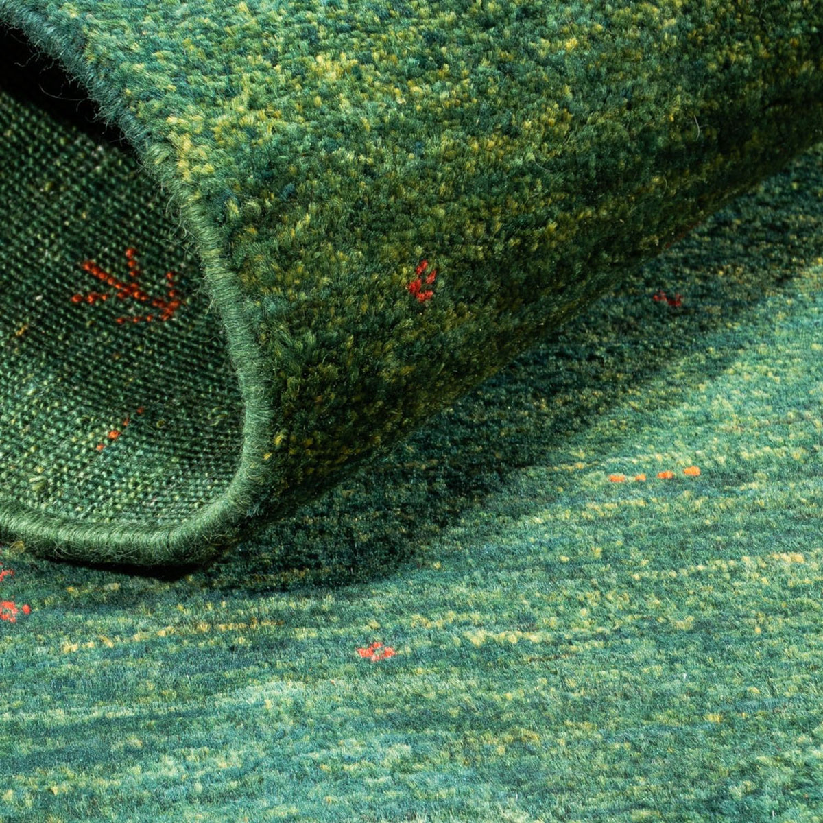 Gabbeh-matta - Loribaft Persian - 120 x 76 cm - grön