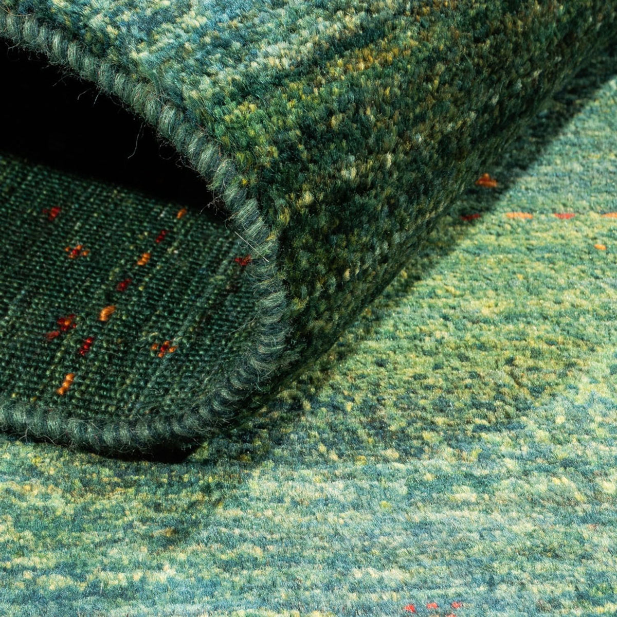 Gabbeh-matta - Loribaft Persian - 125 x 85 cm - grön