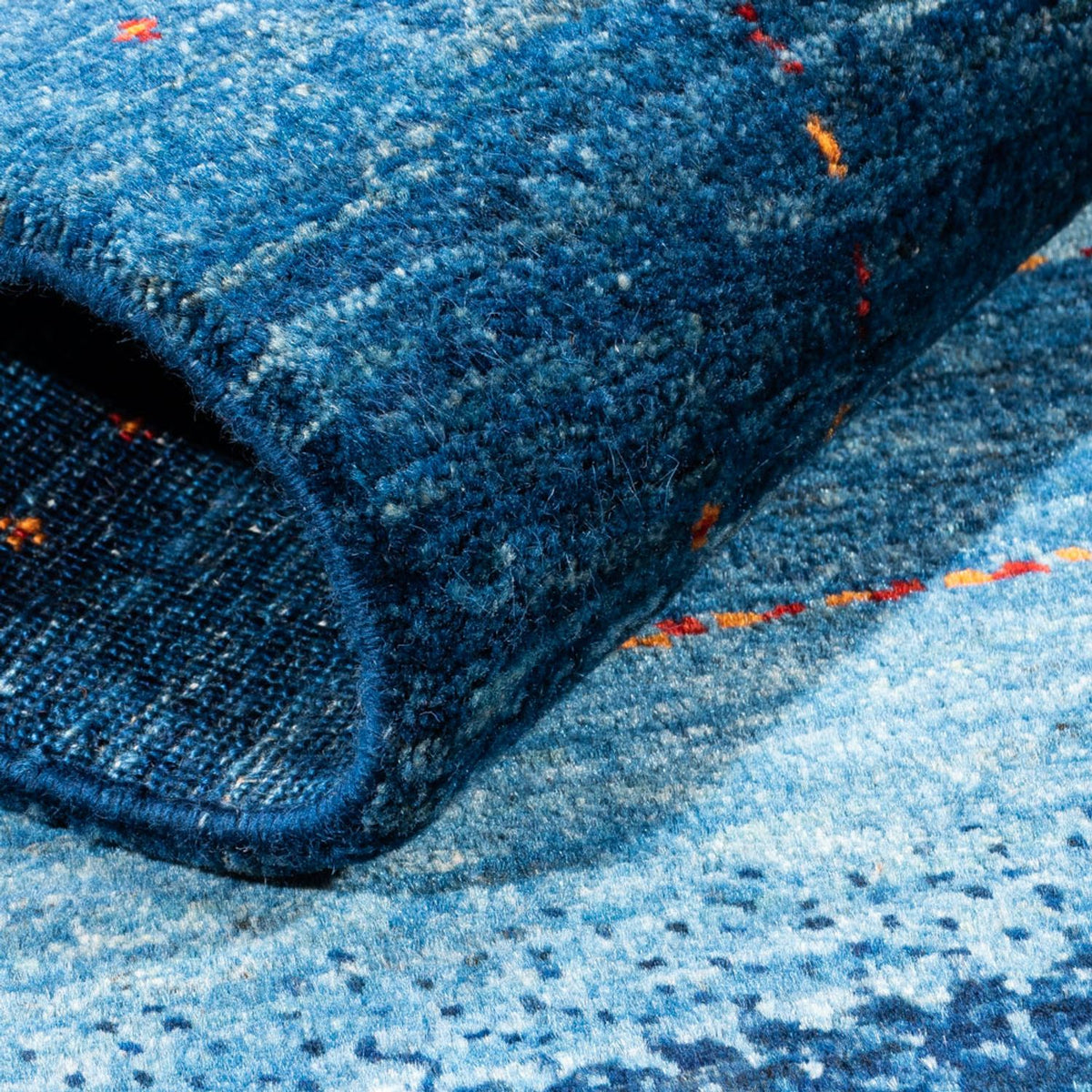 Gabbeh-matta - Loribaft Persian - 122 x 83 cm - blå