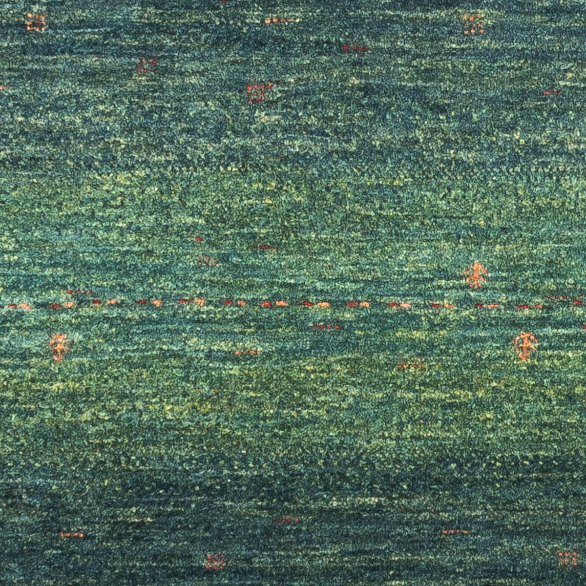 Gabbeh-matta - Loribaft Persian - 123 x 78 cm - grön