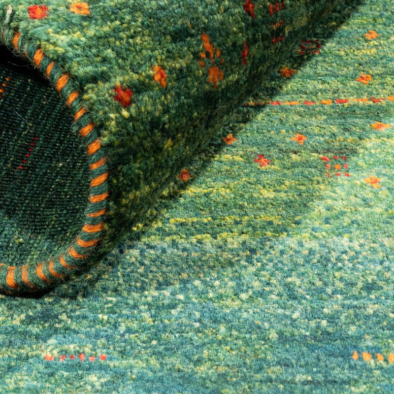 Gabbeh-matta - Loribaft Persian - 110 x 82 cm - grön