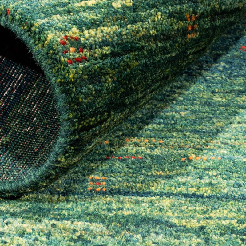 Gabbeh-matta - Loribaft Persian - 110 x 81 cm - grön