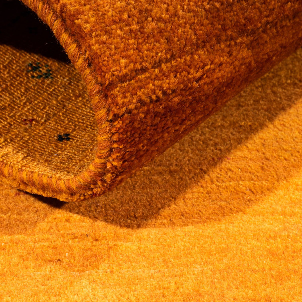 Gabbeh-matta - Loribaft Persian - 101 x 80 cm - guld