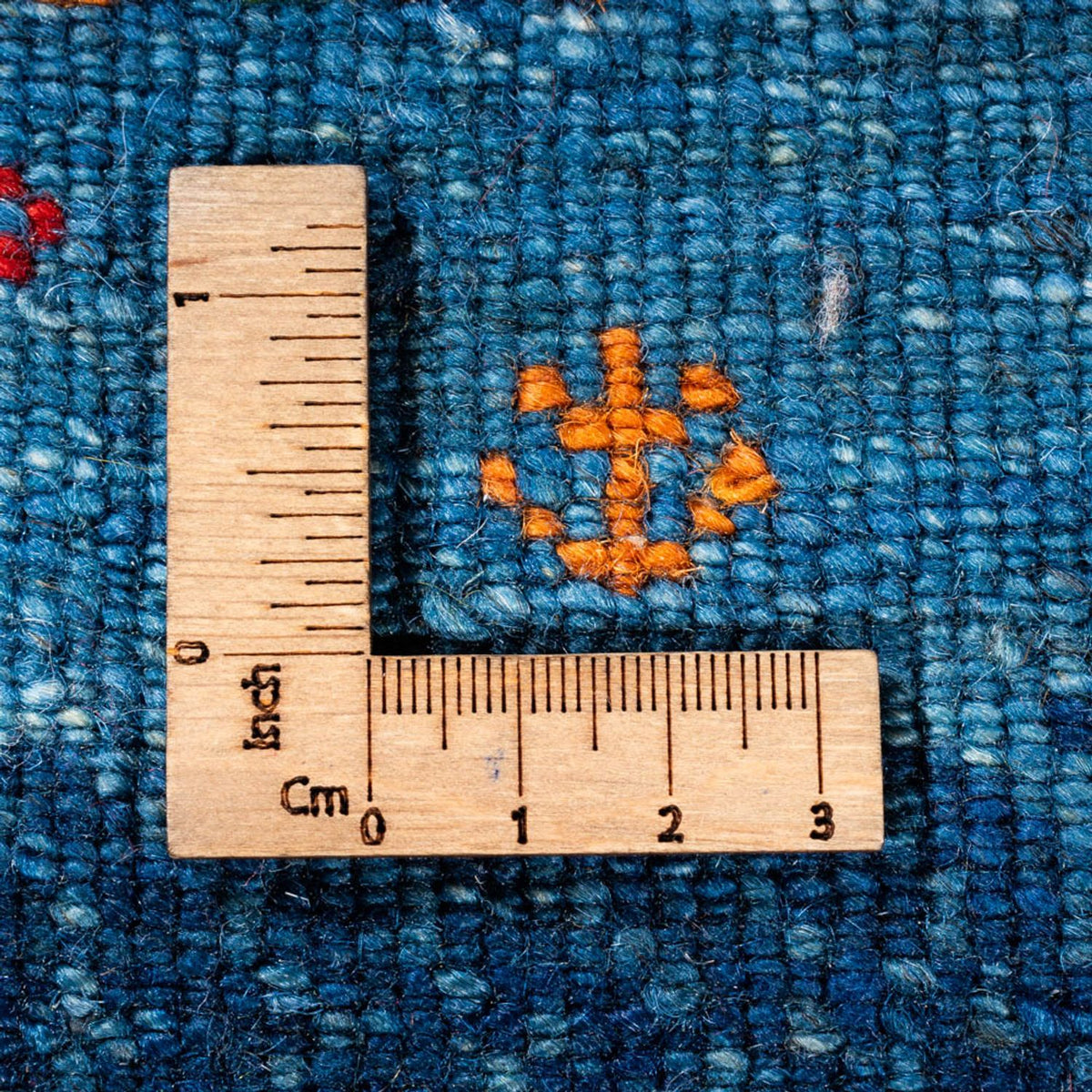 Gabbeh-matta - Loribaft Persian - 112 x 100 cm - blå