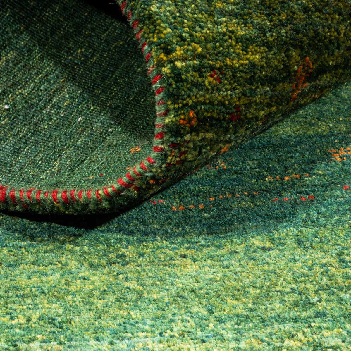 Gabbeh-matta - Loribaft Persian - 162 x 91 cm - grön