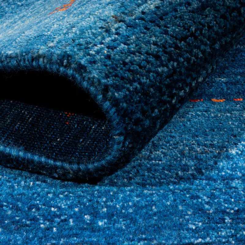 Gabbeh-matta - Loribaft Persian - 181 x 128 cm - blå