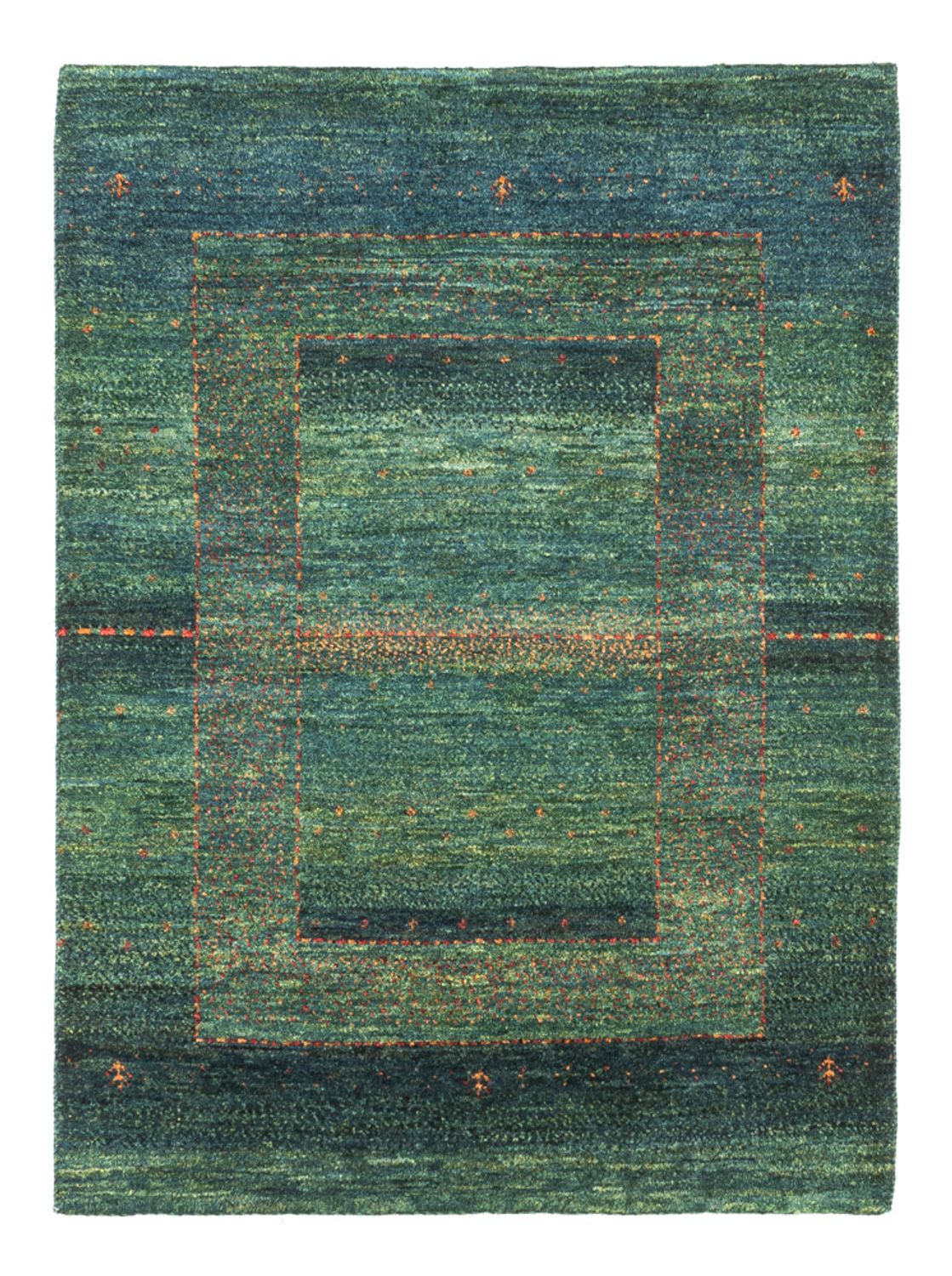 Gabbeh-matta - Loribaft Persian - 111 x 83 cm - grön