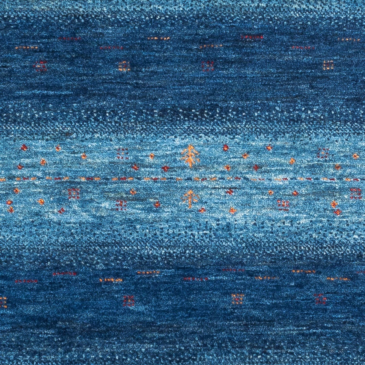 Gabbeh-matta - Loribaft Persian - 116 x 92 cm - blå