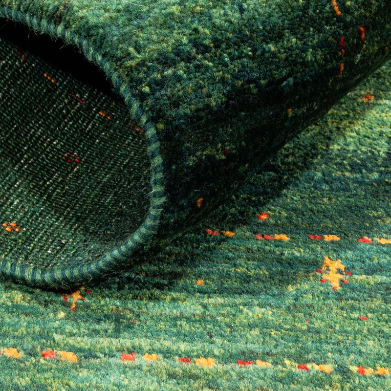 Gabbeh-matta - Loribaft Persian - 119 x 86 cm - grön