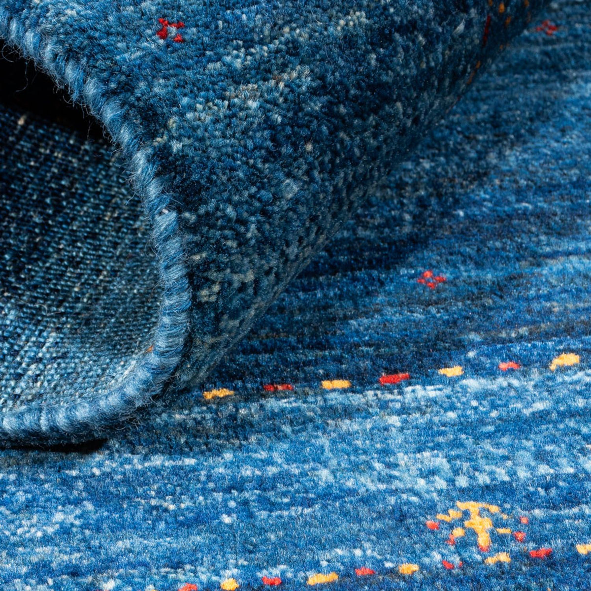 Gabbeh-matta - Loribaft Persian - 116 x 84 cm - blå