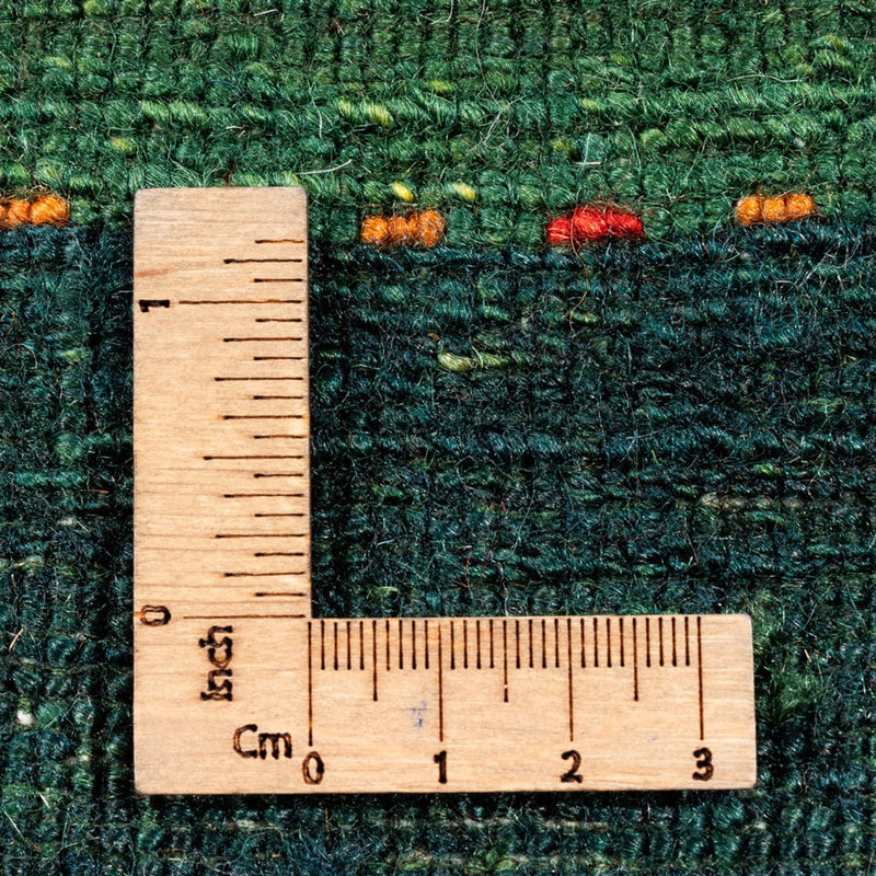 Gabbeh-matta - Loribaft Persian - 229 x 170 cm - grön