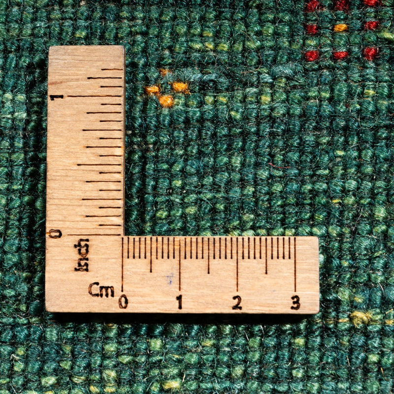 Gabbeh-matta - Loribaft Persian - 188 x 124 cm - grön