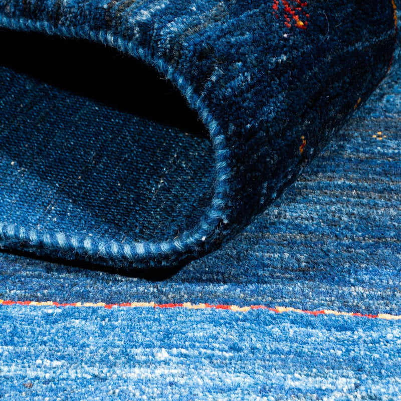 Gabbeh-matta - Loribaft Persian - 162 x 120 cm - blå