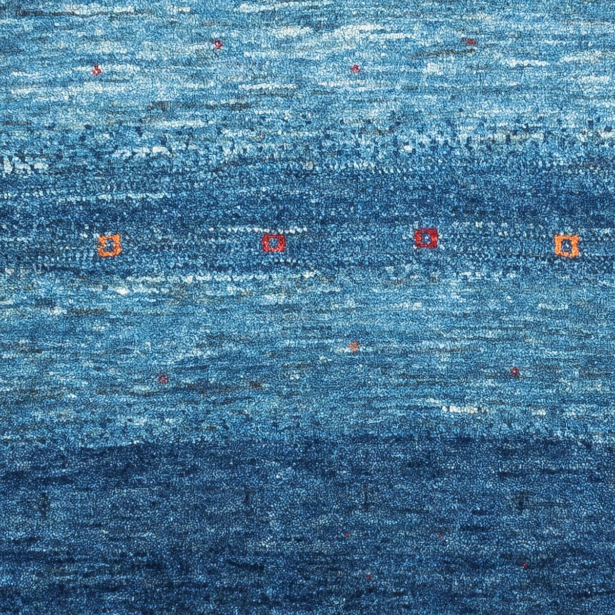 Gabbeh-matta - Loribaft Persian - 108 x 88 cm - blå